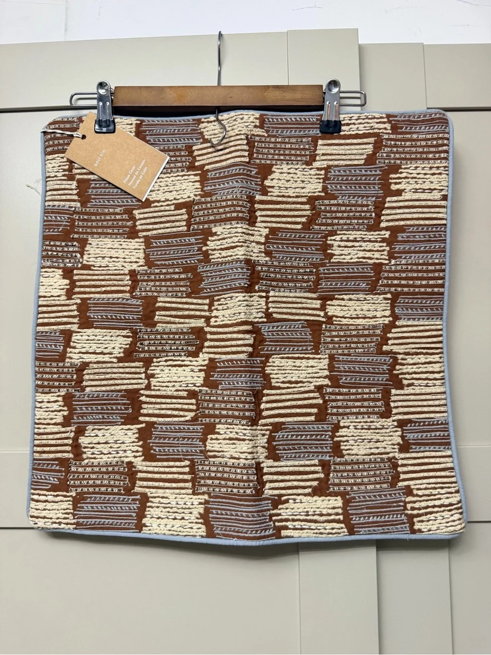 West Elm Textured Woven Accent Throe Pillow Cover 20x20 NWT